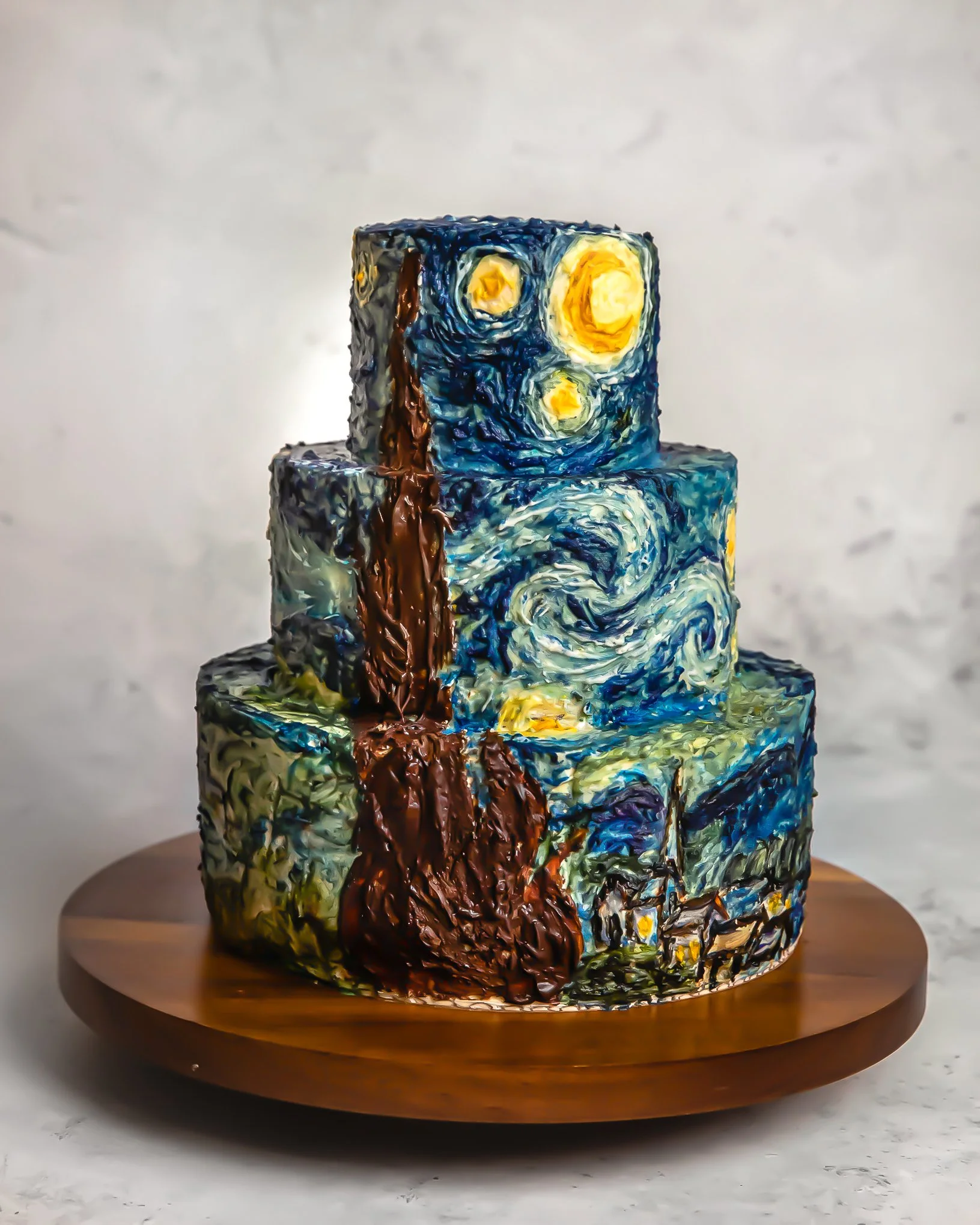 Starry Night Earl Grey Chiffon Cake | Annette Chew Media